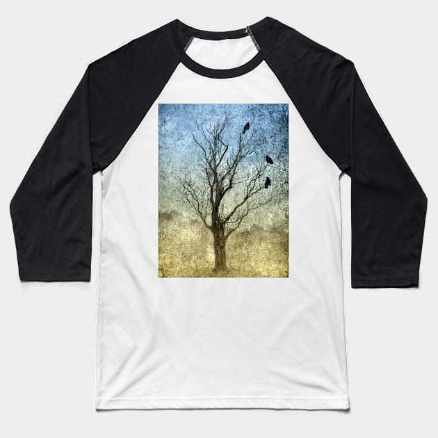 Three Crows Baseball T-Shirt by declancarr